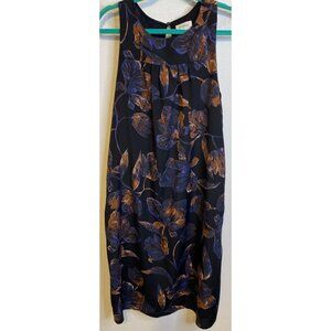 EVERLY Sheath Sleeveless Floral Dress Midi Lined Size MEDIUM Women